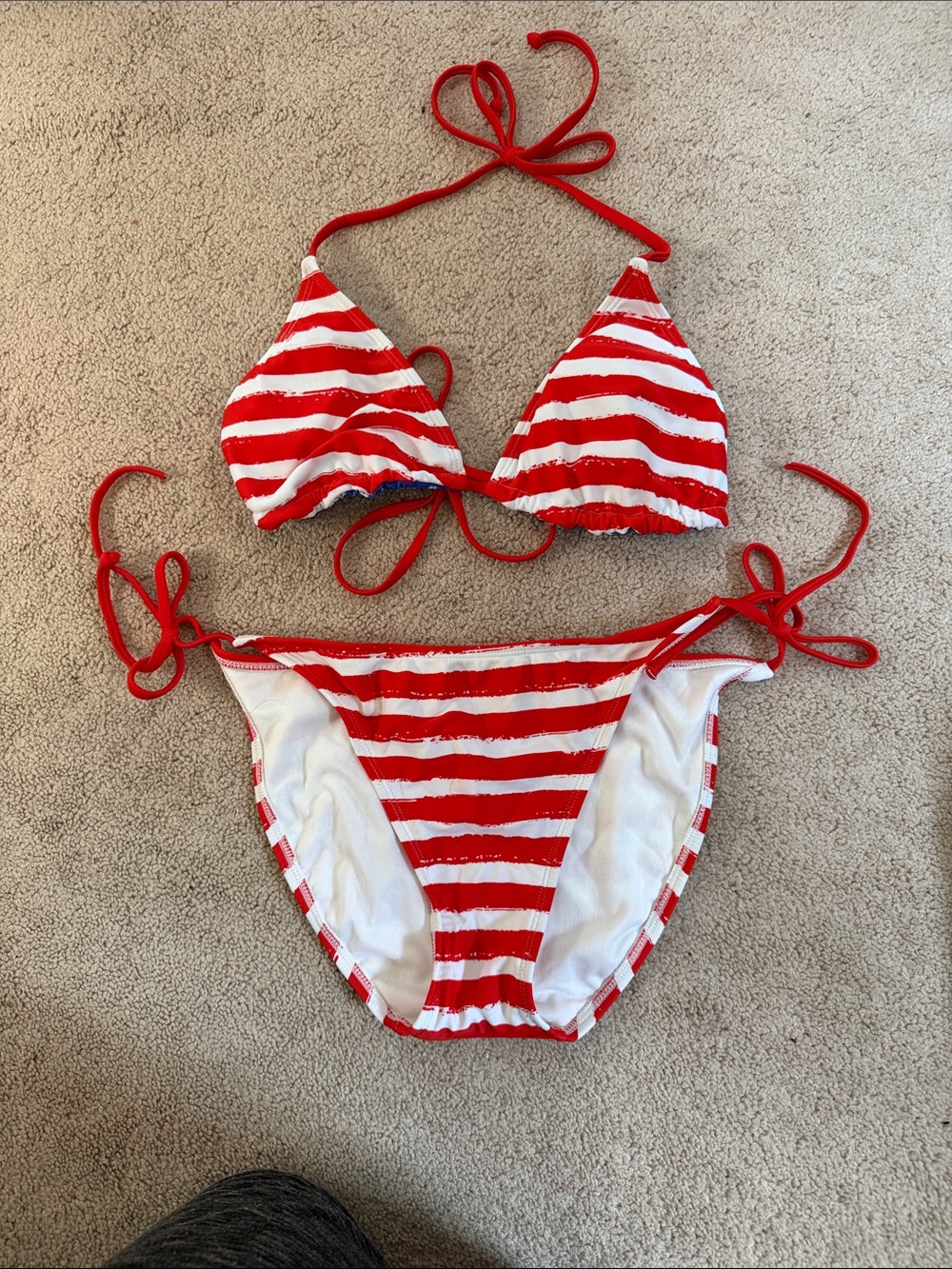 XHILARATION Bikini Set, Size Top M,Bottom L